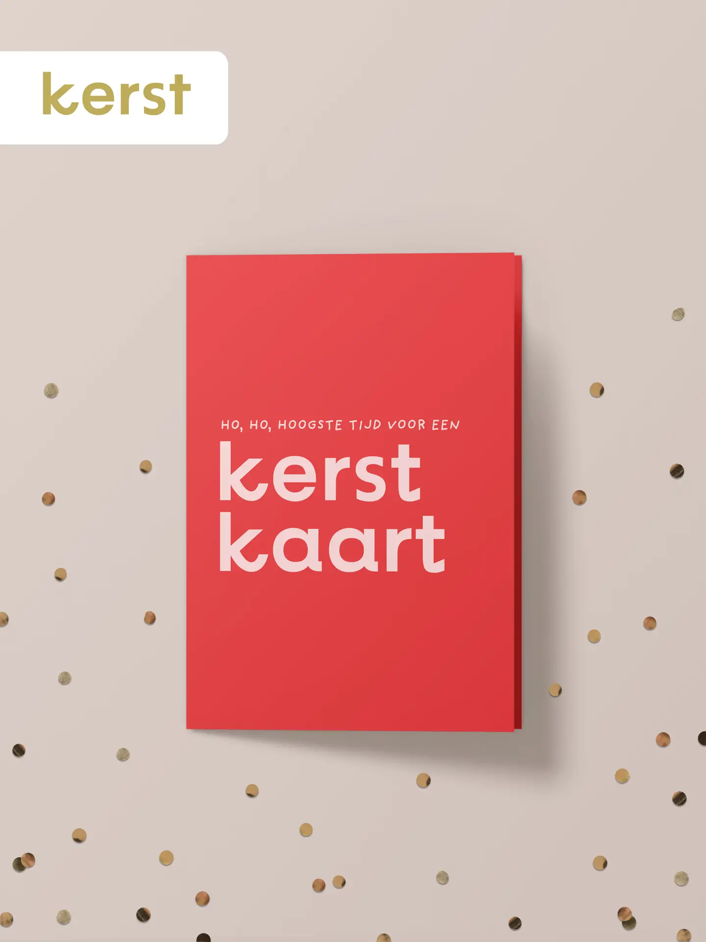 Kaartenset 10x Ho Ho Hoogste tijd (uit foute kerst set)