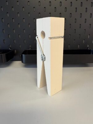 Houten decoratie clip zand