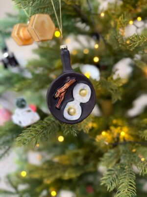 Kersthanger: Gebakken ei