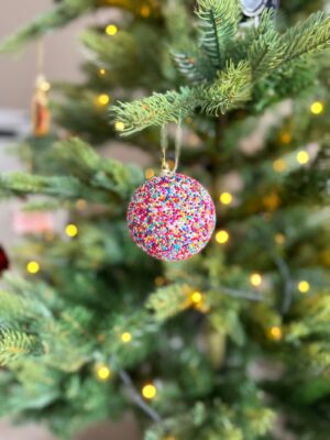 Kersthanger: 3 Ballen Discodip