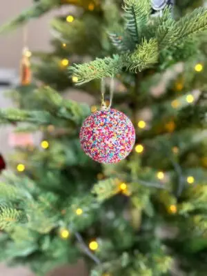 Kersthanger: 3 Ballen Discodip